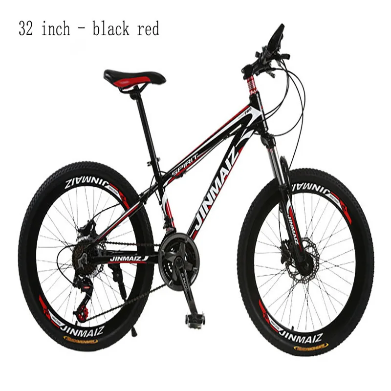 Горный велосипед с двойным дисковым тормозом 27 скоростей алюминиевый