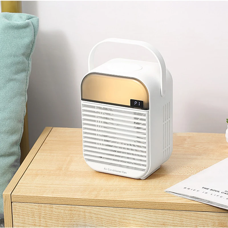 Бытовой заряжаемый Настольный кондиционер с USB-увлажнителем водяной охлаждающий