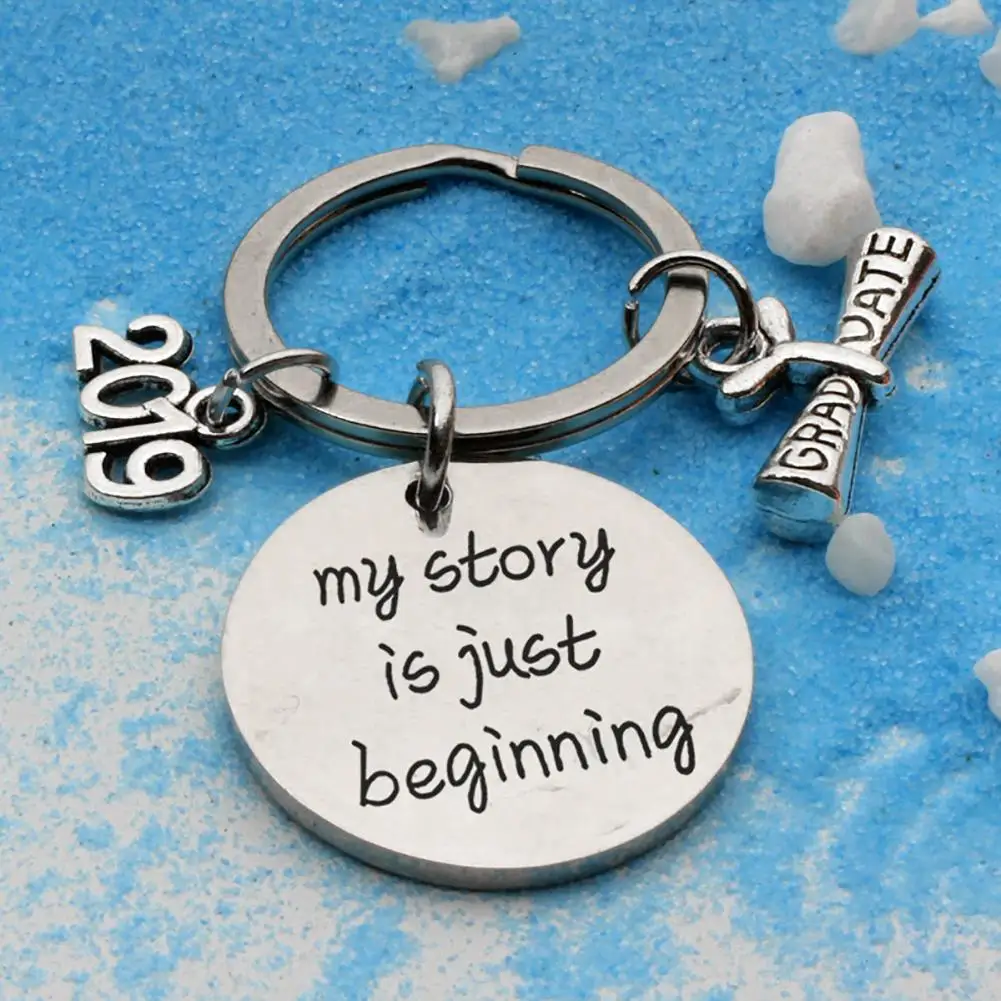 Круглый мой рассказ только начинается 2019 брелок кольцо для ключей держатель
