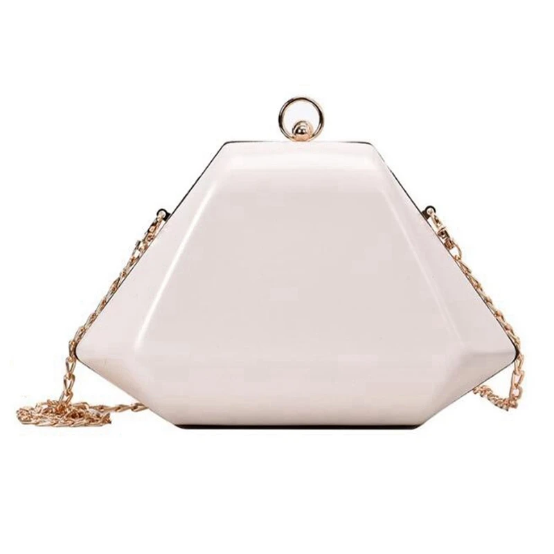 FGGS геометрическая коробка сумка через плечо из искусственной кожи женская