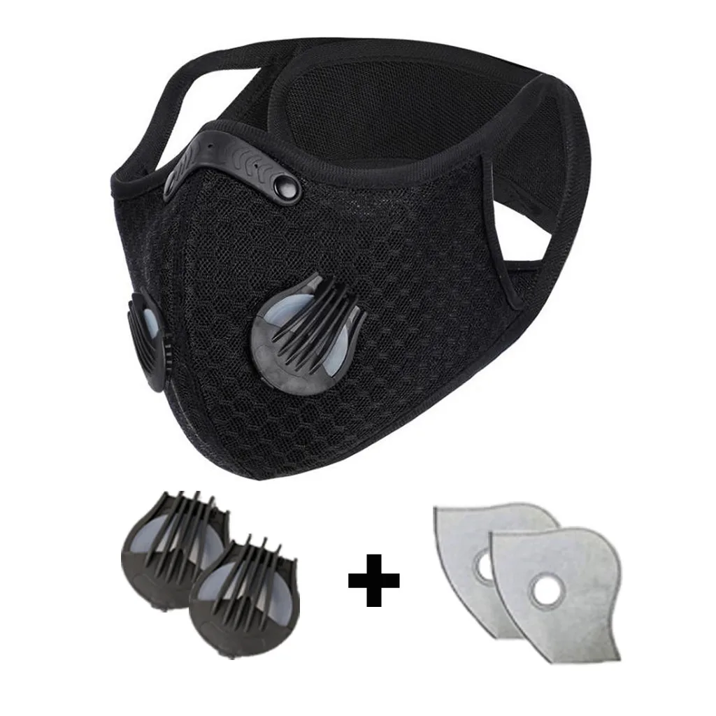 

Outdoor Protection Masks For Kids Child Cycling Breathable Valves Filter Masks Pm2.5 Reuse Face Mouthmask No Decoration