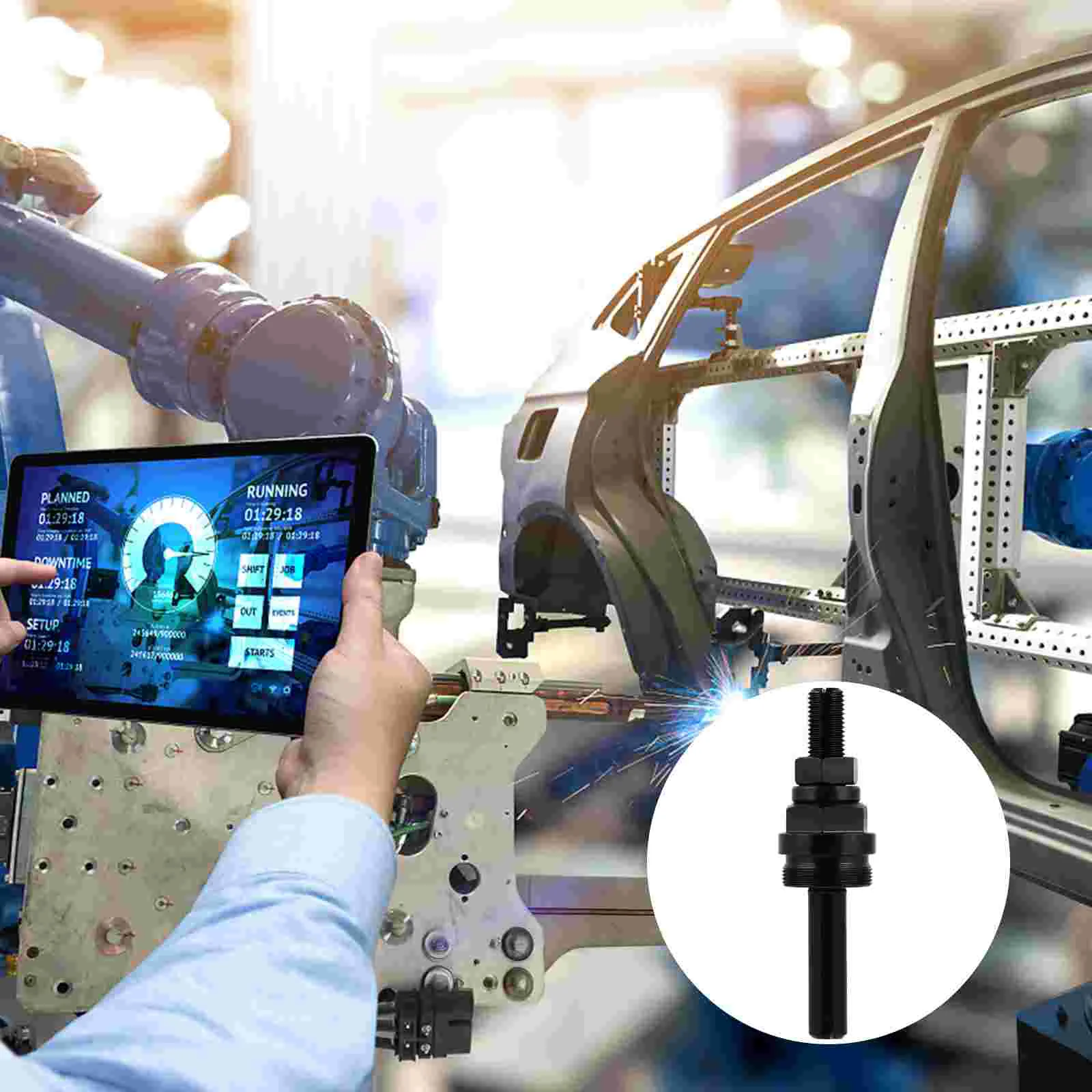 

5C Регулируемая Резьбовая Цанга стопорный набор подходит для токарного станка мельница и CNC (черный