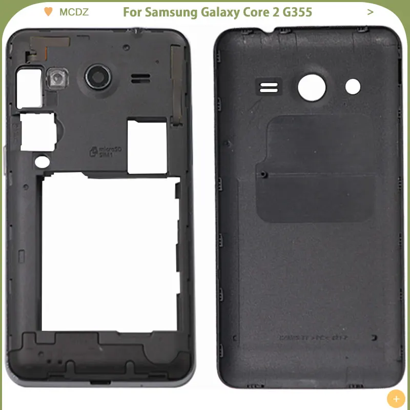 Новый чехол с аккумулятором для Samsung Galaxy Core II 2 G355 G355H G355HN задняя крышка панель