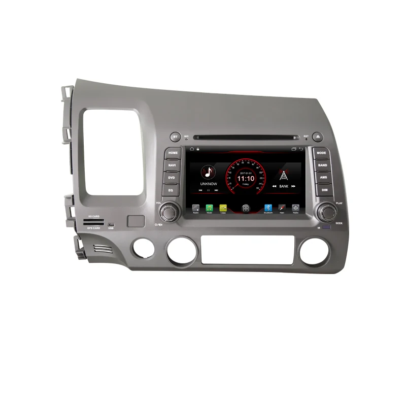 2 din Android 10 автомобильный DVD плеер GPS навигационная система для Honda Civic 8 2005 2006 2007 2008