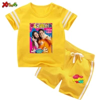 me contro te girl sets toddler baby clothing kids sportswear clothes fashion 2020 summer suit sport children t shirtshorts cool