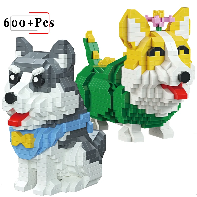 

Micro Size Building Blocks Animals Small Size Bricks Model Pets Christmas Birthday Gifts Kids Children Friends Technical Dogs