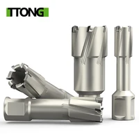 hollow annular core for metal drill bit carbide cutter hole opener tools section steel plate pipe aluminum