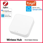 Беспроводной мост Zigbee, шлюз-концентратор Zigbee 3,0, приложение Smart Life, дистанционное управление устройствами, работает с Alexa, Google Home