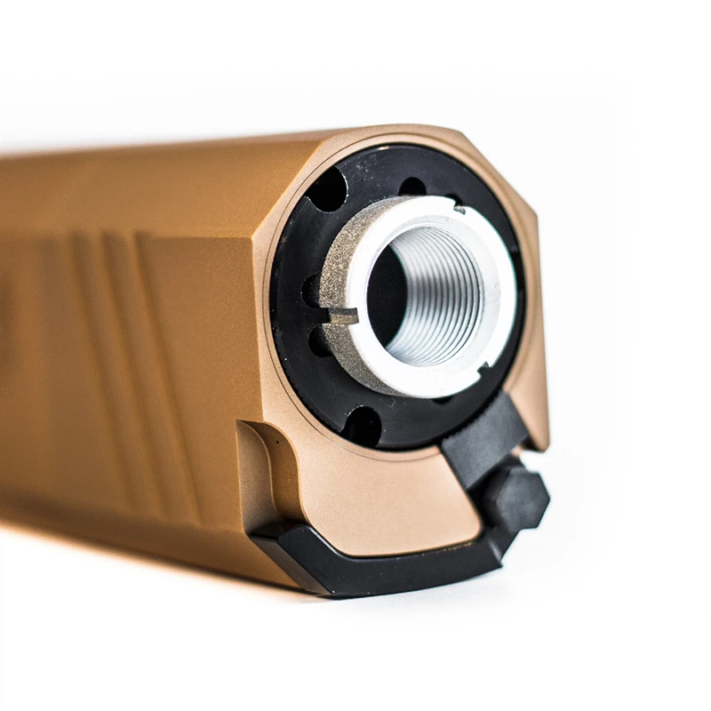 AEG игрушка водяной пистолет аксессуары страйкбол Пейнтбол глушитель CO OSPREY SUPPRESSOR 14 мм Винт с flashhider