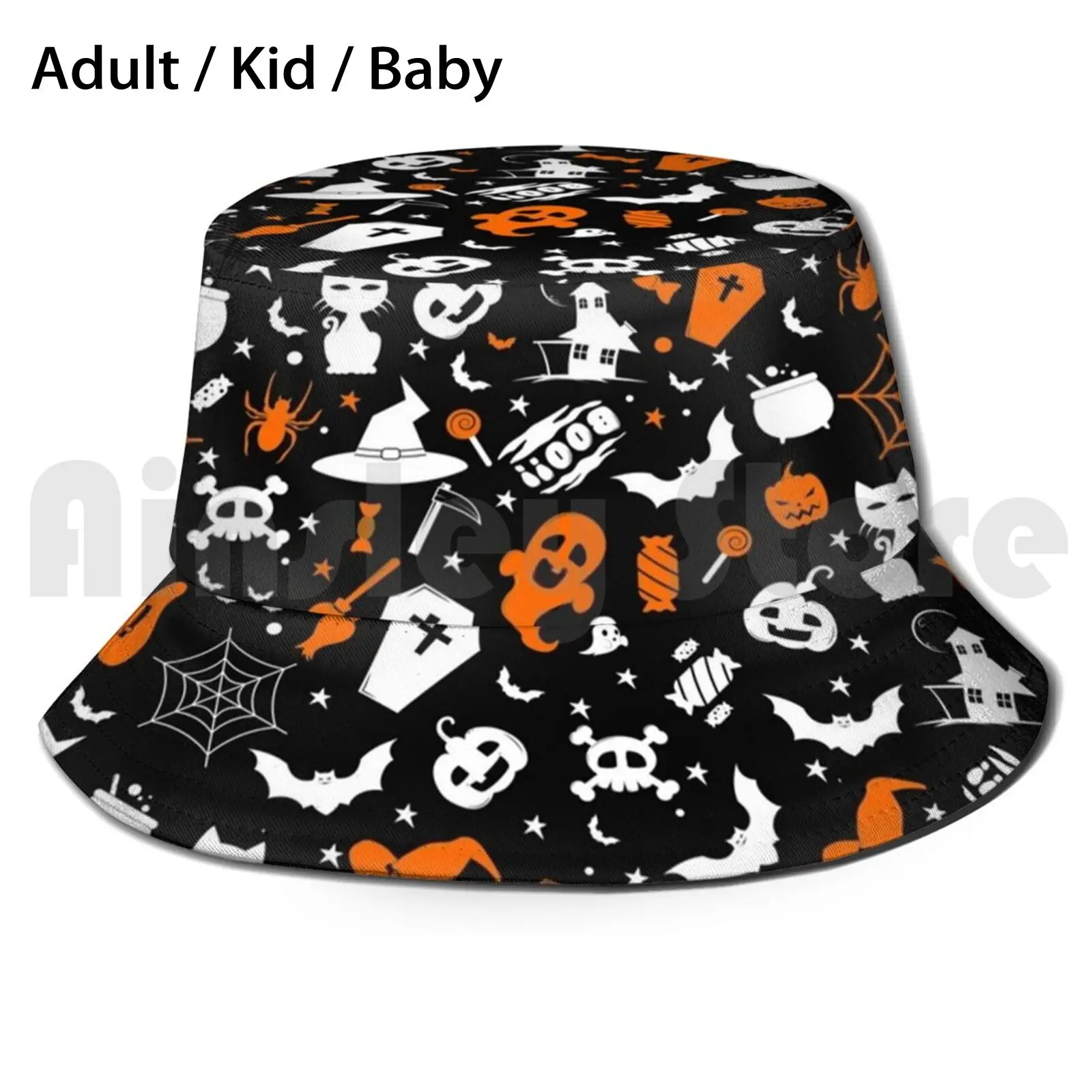 

Шляпа от солнца в стиле Хэллоуин Складная, защита от УФ лучей