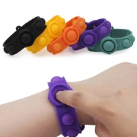 push bubble wristband fidget simple dimple toy adult sensory stress reliever toys for children anti stress squeeze hand toy gift