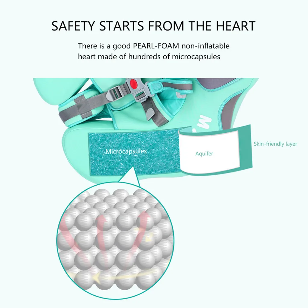 

Baby Floater Infant Swimmers Non-inflatable Float Child Lying Swimming Ring Swim Waist Float Ring Float Pool Toy Swim Trainer #Z