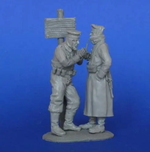 1/35 Набор для моделирования из смолы фигурка 2 человека|Наборы сборки моделей| |
