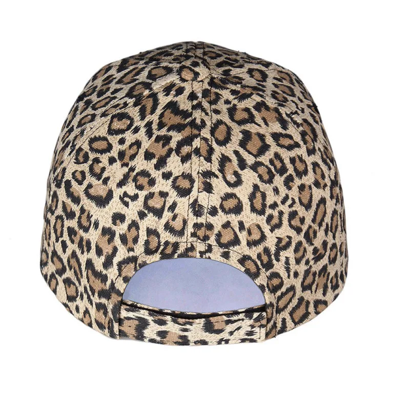 

New Women Men Sports Hat Leopard Print Adjustable Outdoor Holiday Summer Solid Baseball Travel Outdoor Cap Hip-Hop Adjustable