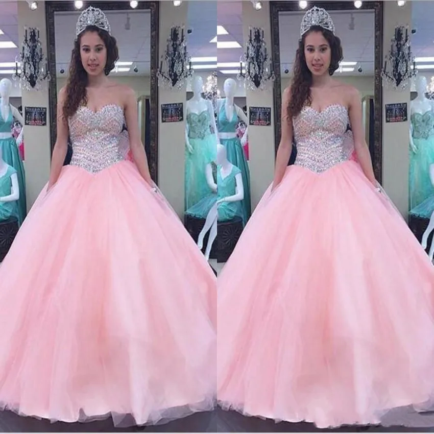 Уникальные блестящие розовые платья для девушек тюлевые Роскошные бальные без