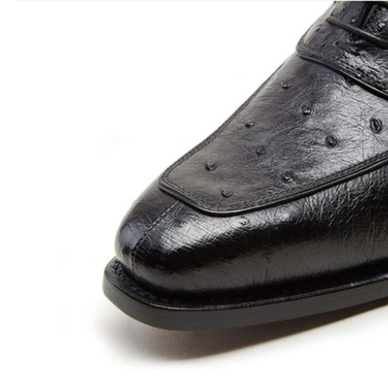 Мужская обувь CWV Южная Африка страусиная кожа мужская кожаная деловые мужские