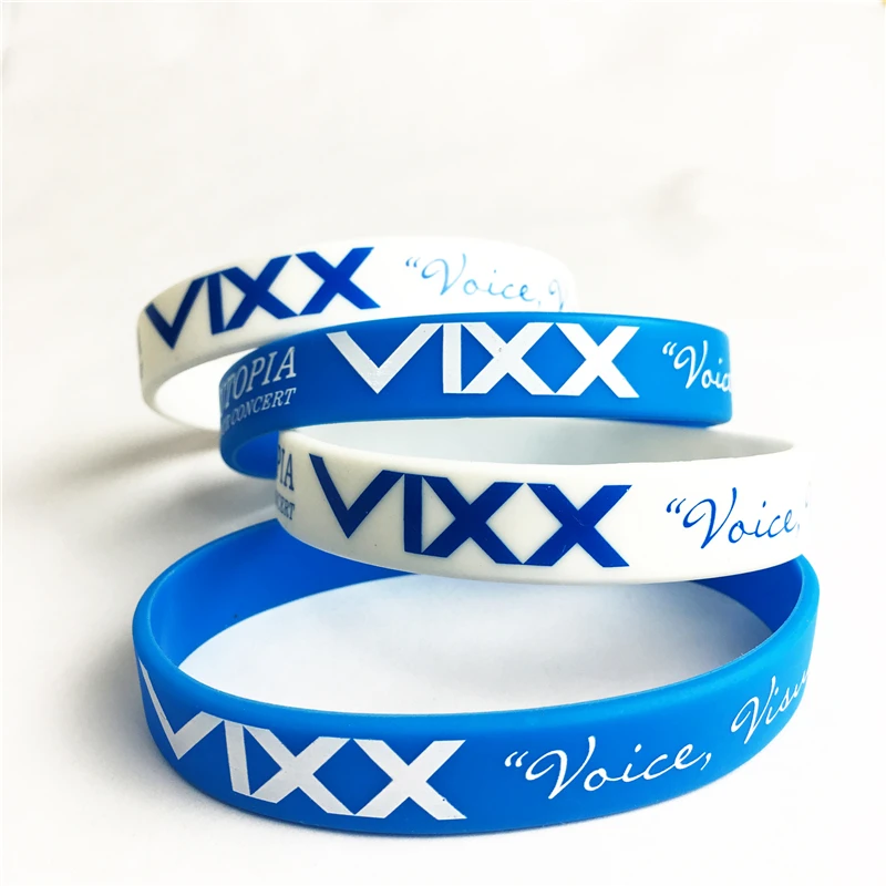 Корея KPOP VIXX логотип спорт силиконовые браслеты для женщин мужчин Симпатичный
