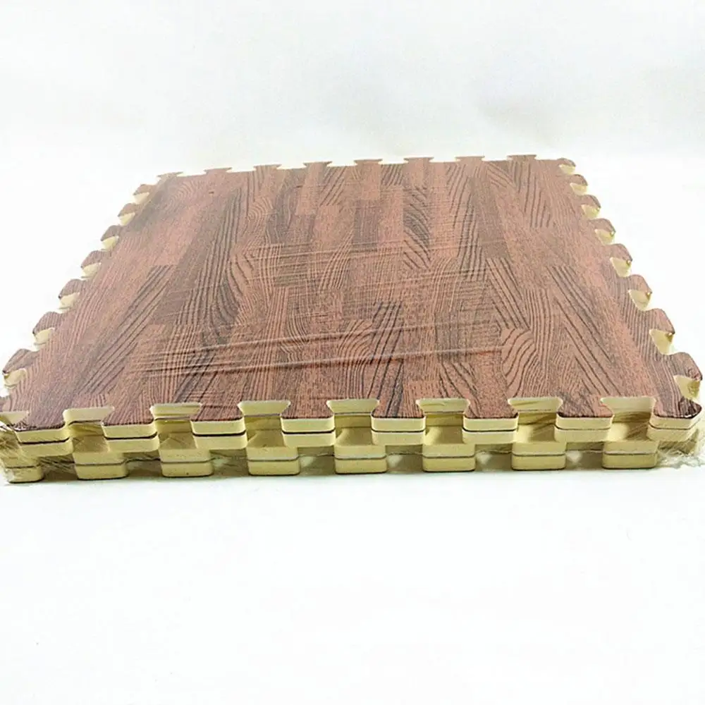 Напольный коврик из темного дерева удобные коврики для дома и игр в помещении