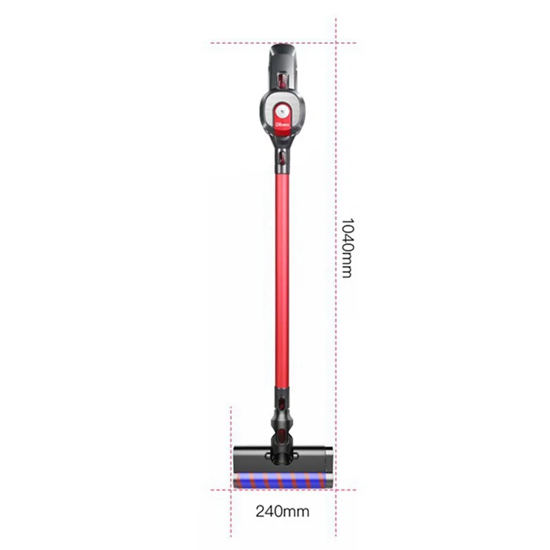 Dibea D008Pro 2-в-1 пылесос ручной Беспроводной сильное всасывание вакуумный уборщик пыли низкая Шум пылесборник аспиратор
