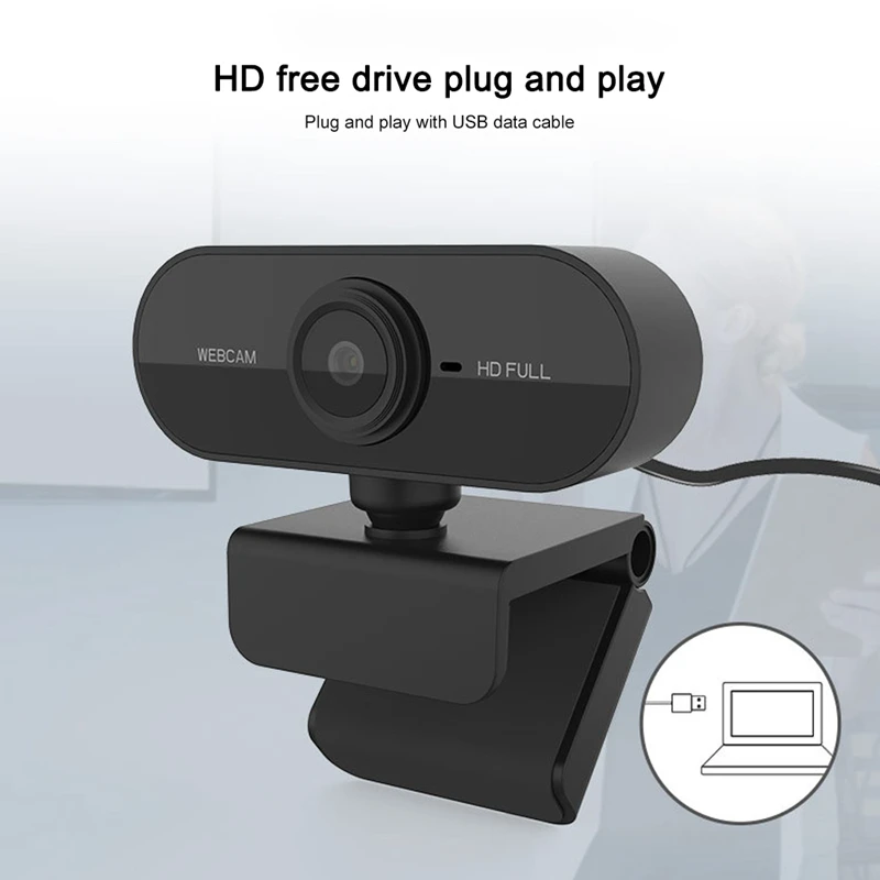 

Webcam 1080P Web Cam Full HD 1080P With Microphone Autofocus 2MP Webcams For Live conference Video Online Class Mini Webcamera