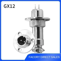 cixiycx gx12 round with hole flange seat aviation plug 234567 pin plug and socket connector 1 set