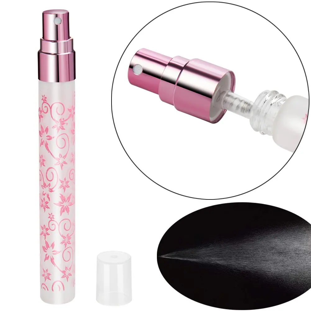 6 шт пульверизатор для духов Путешествия матовый принт Стекло 10 мл пустые спрей