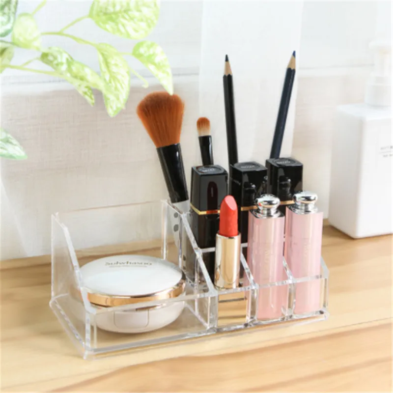 Коробка для хранения косметики акриловая прозрачная помада коробка ювелирных