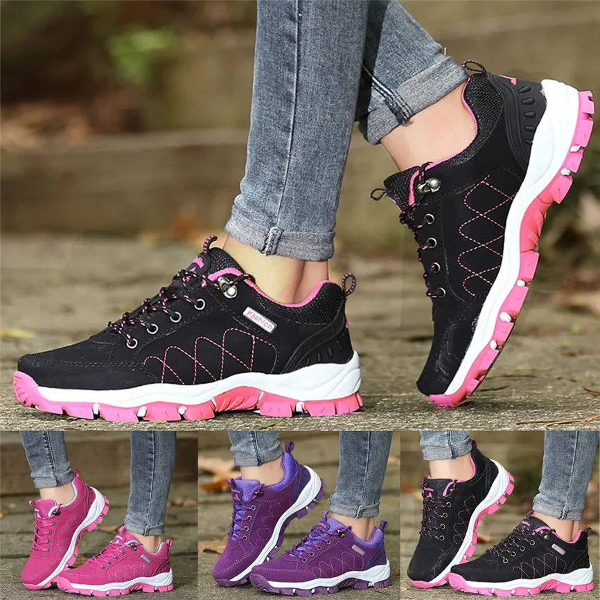 Женская дышащая прогулочная обувь из сетчатого материала Нескользящая для