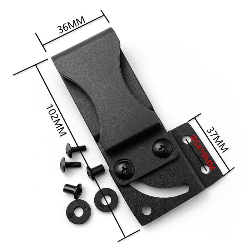 Scabbard Making Accessories Rotating Belt Clip K Sheath Back DIY Waist Accessor Plastic O7Q4 | Спорт и развлечения