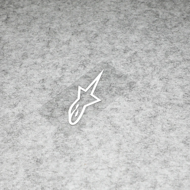 

LuLuSticker #012 10x4.3cm A Star Motorcycle Sticker Waterproof Car Fuel Tank Trunk Motorbike Helmet Reflective Stickers Decals