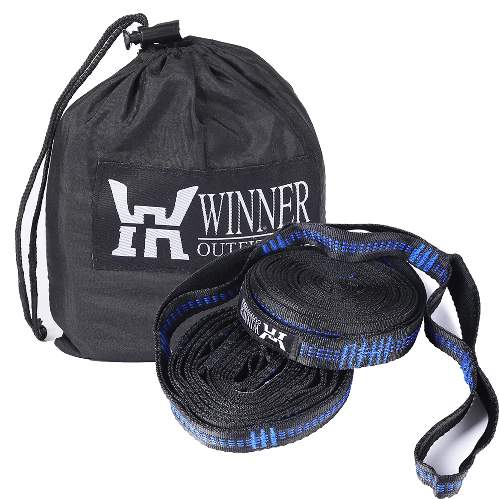 

Удлиненный Легкий Гамак 3 м, ремни для кемпинга, пешего туризма, подвесной ремень, веревка для гамака с регулируемыми петлями