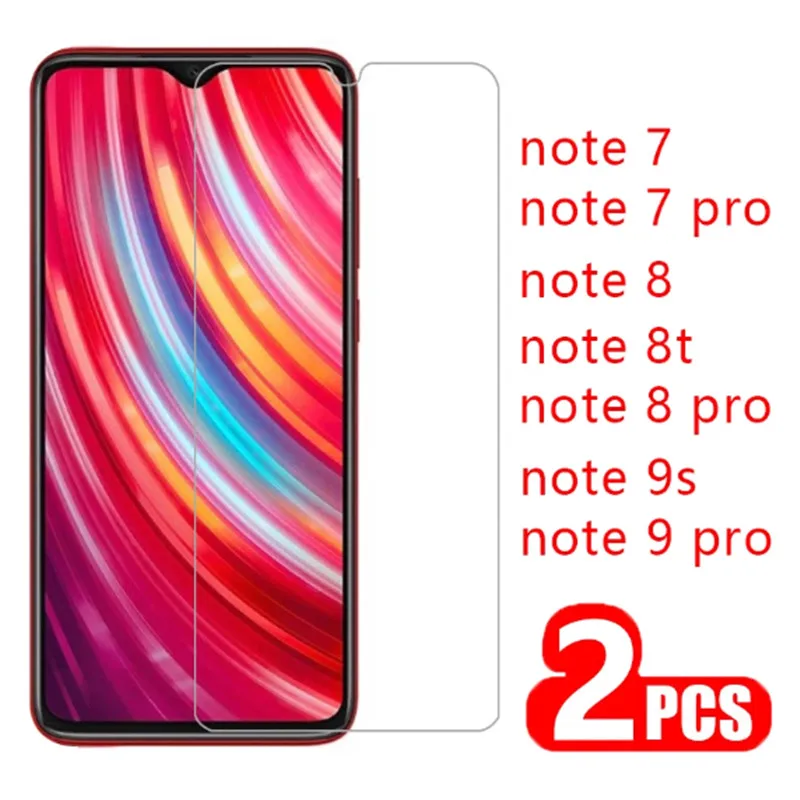 2 шт. для xao mi Red Note 9Pro 9s 8 t note9 9 pro закаленное стекло на xio Ksio Mi Redme Note9s 7Pro Защитная