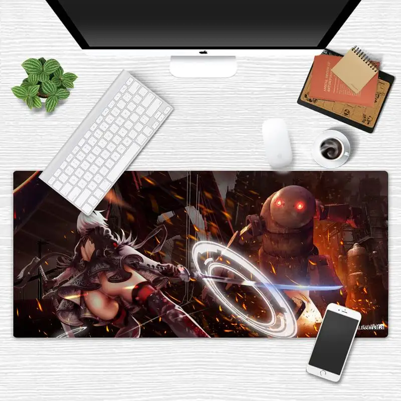 

NieR Automata 2b Desk Table Protect Game Office Work Mouse Mat pad XXL XL X Non-slip Laptop Cushion