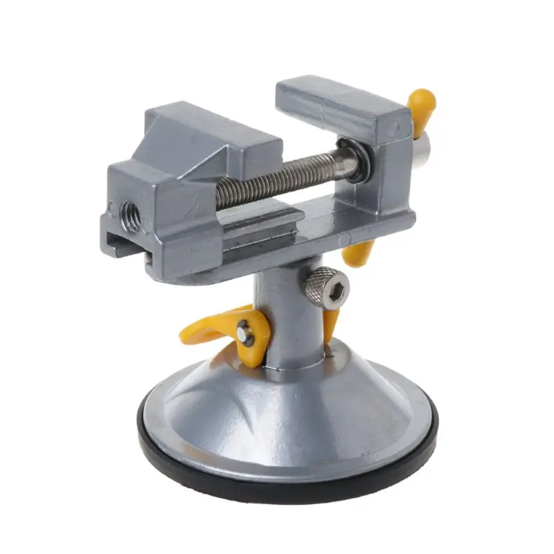 360 градусов Фиксированная Рама присоска зажим регулируемые настольные тиски