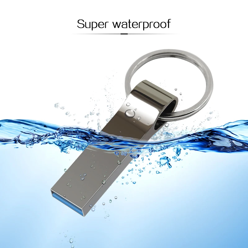 Waterproof Pen Drieve 128GB USB Flash Drive 3.0 Flash memory stick pendrive 4gb 8gb 16gb 32gb metal usb stick 64 gb flash drive