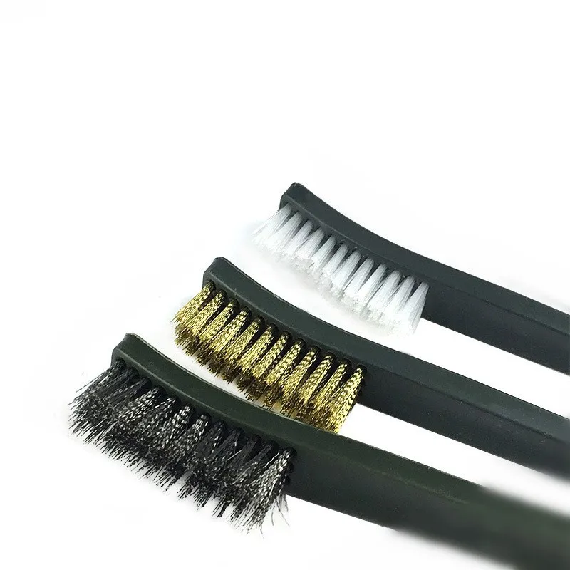 7 шт./компл. 3 шт. Стальная проволока щетка + 4 шт нейлон Палочки комплект