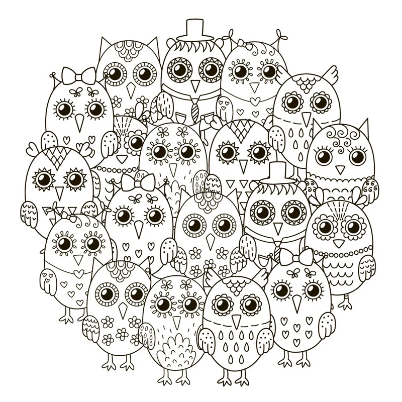 Прозрачные штампы мультфильм птицы узор фон прозрачные силиконовые уплотнения