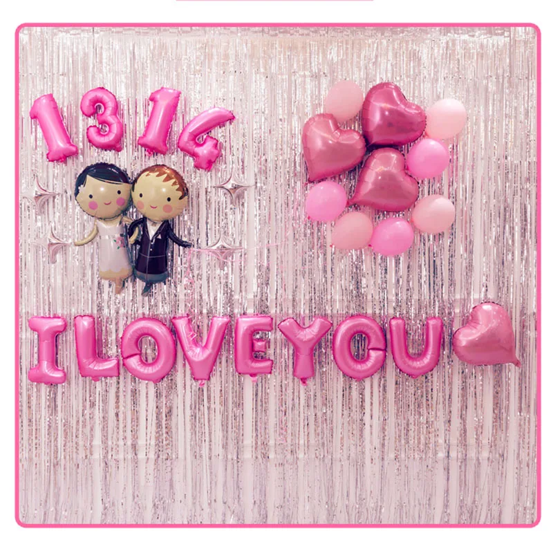 Красивый занавес из металлической фольги свадебный фон с бахромой декоративный