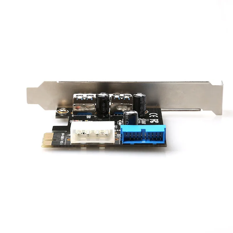 PCI E USB 3 0 экспресс карта 2 порта 1 20 контактный разъем с 4 контактным разъемом SATA