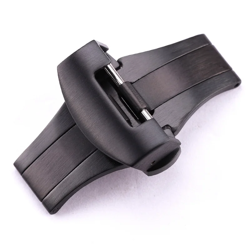 22mm 20mm Fashion Black Golden Watch Buckle Accessories For Panerai High Quality Stainless Steel Double Button Butterfly Clasp