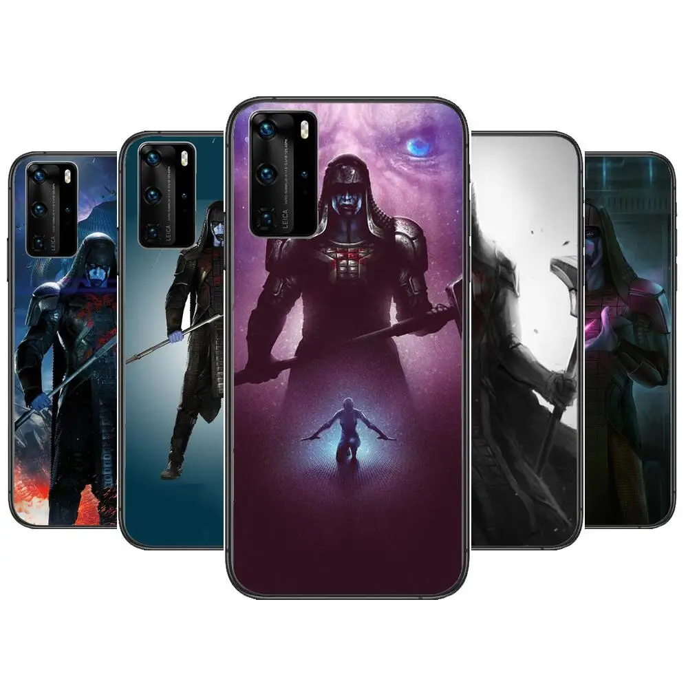 

Marvel accuser Ronan Phone Case For Huawei P 40 30 20 10 9 8 Lite E Pro Plus Black Etui Coque Painting Hoesjes comic fas