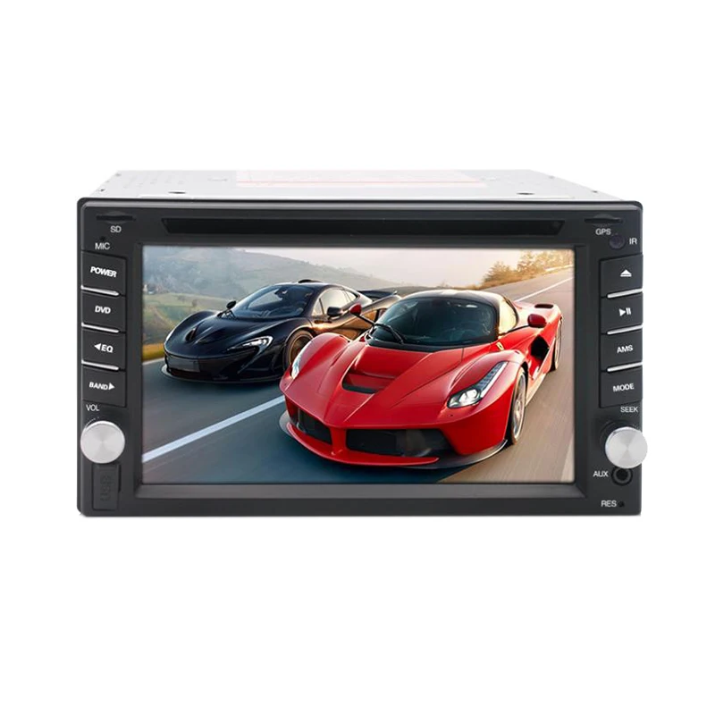 6 2 дюймовый двойной DIN автомобильный DVD CD MP5 плеер Bluetooth Стерео GPS навигация радио с