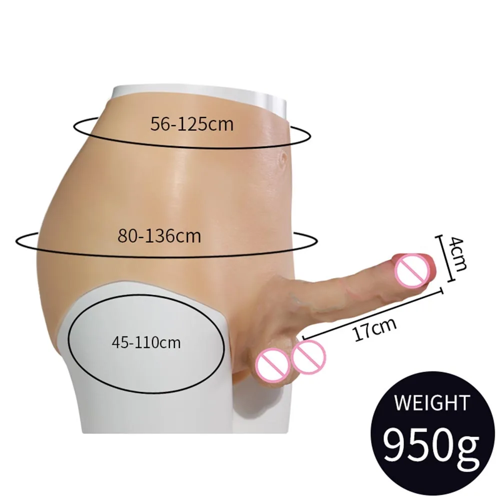 Силиконовые эластичные трусики реалистичный фаллоимитатор для мастурбации Gode с
