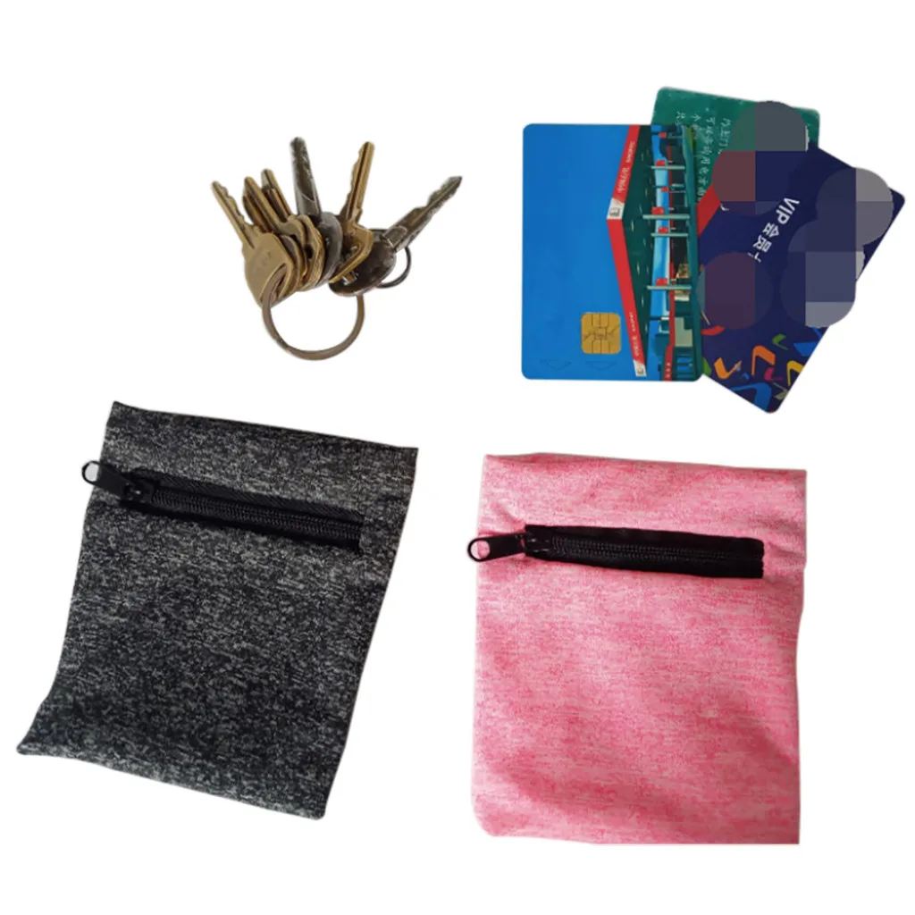 Сумка кошелек на молнии для бега и спорта сумка хранения карт MP3 чехол бадминтона