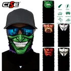 3D бесшовная забавная Балаклава с привидением, волшебная маска для лица, чехол, теплая мотоциклетная Лыжная повязка на шею, повязка на голову для мотокросса, шарф для мужчин и женщин