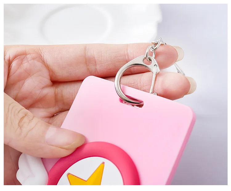 Мультфильм Cardcaptor Card Captor Sakura милый прекрасный банковский чехол для автобусной карты колокольчик набор держатель для карт аксессуары для косплея реквизит подарок для девочки
