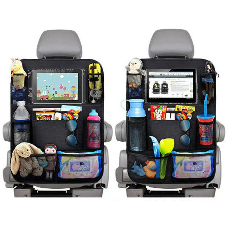 

2 PCS GM Rear Seat Storage Bags Travel Storage Bag Storage Bag Mobile Phone Flat Pocket Holders Easy To Carry Save Space