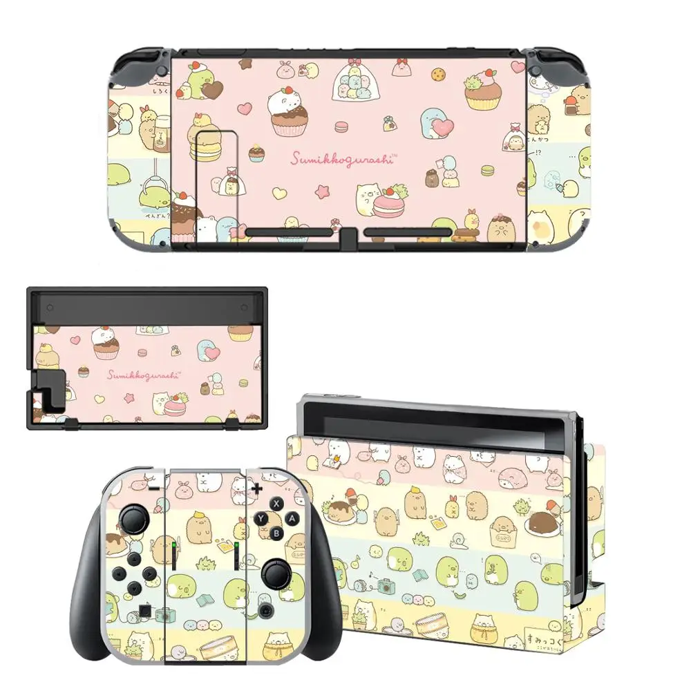 Наклейка Sumikko Gurashi Nintendo Switch наклейка s скины для консоли и контроллера Joy-Con |