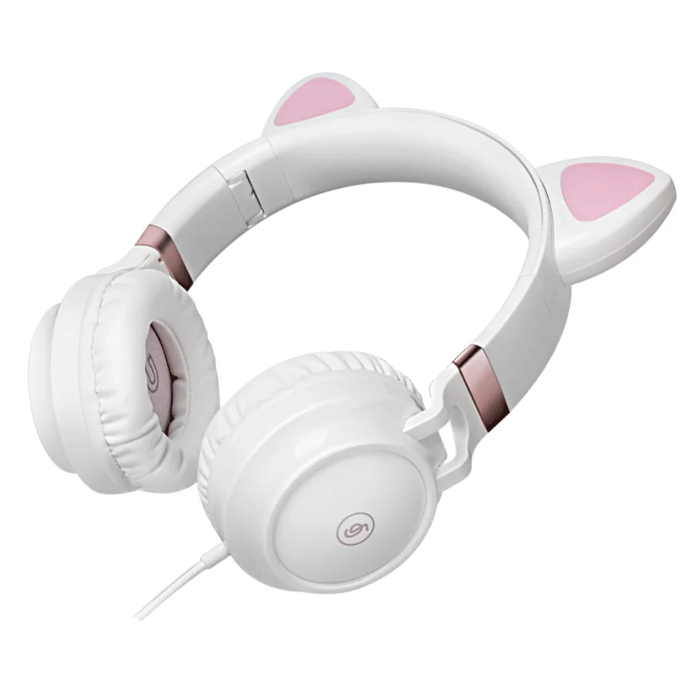 

Cat Ear Wired Computer Headset Premium Computer Headset Durable Computer Headset
