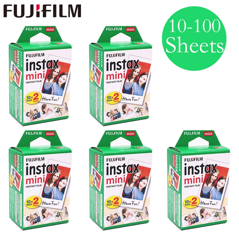 10 100 Листы Fuji Fujifilm instax mini 11 9 фильмы с белым краем и шириной пленки 3 &quotдля